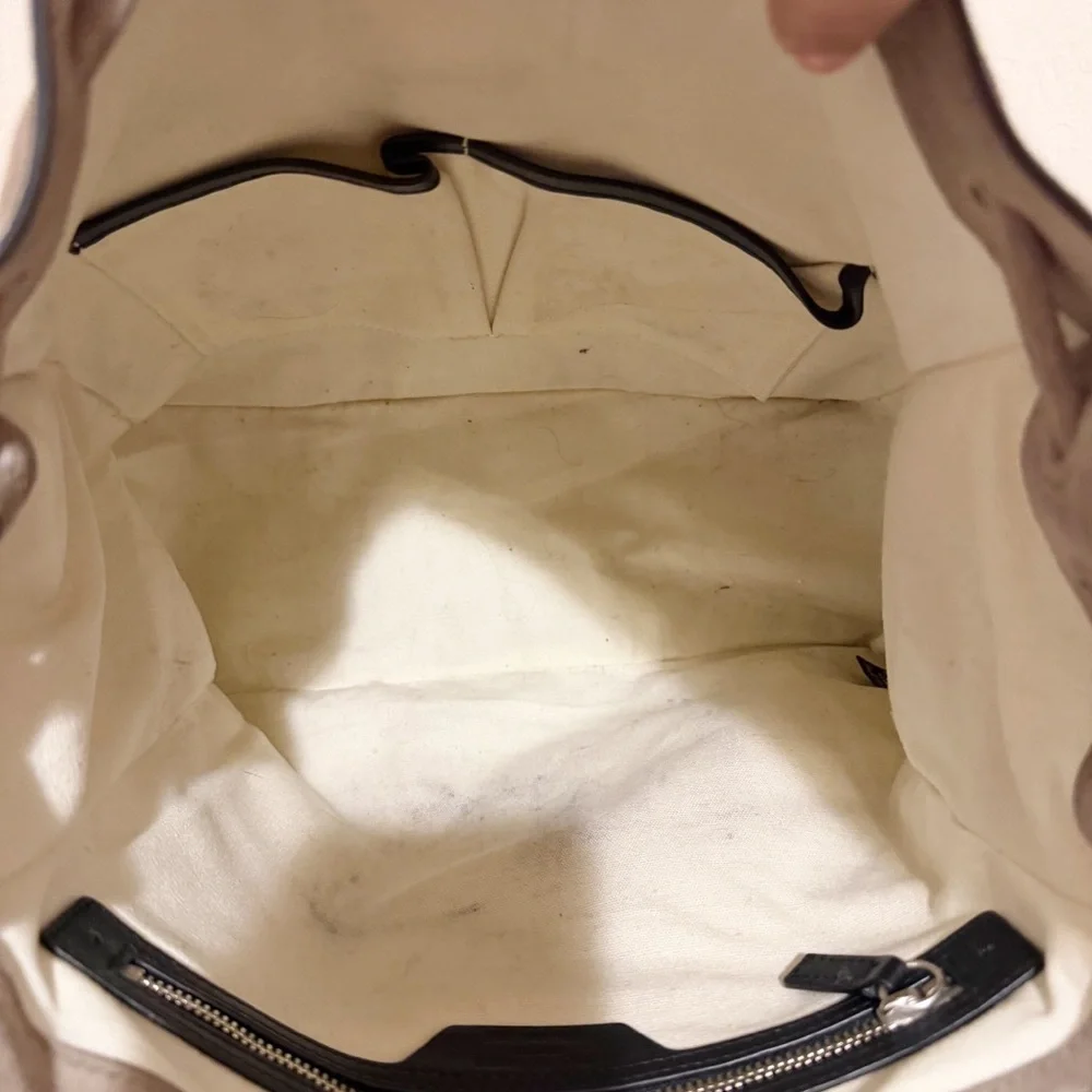 rag & bone Suede Taupe Backpack